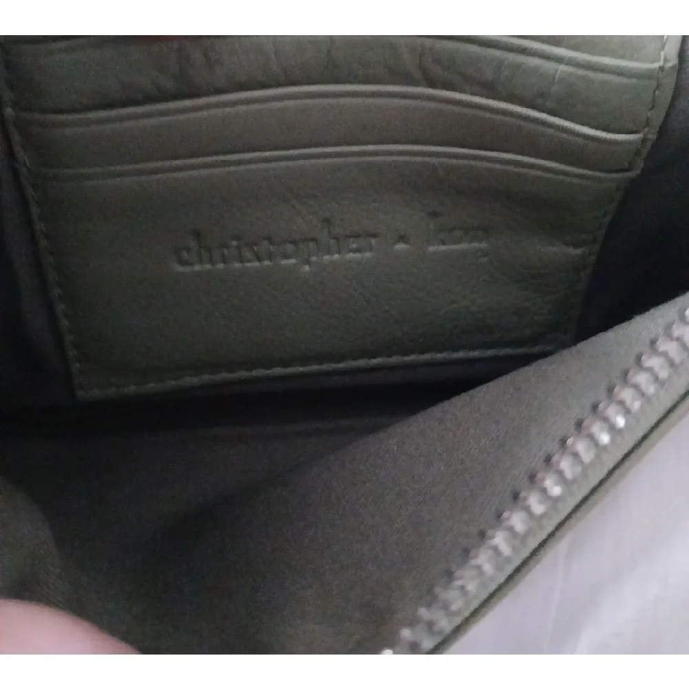 Elegant Olive Green Clutch